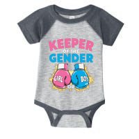 Gender Reveal Party Boxing Gloves Keeper Of Gender Infant Baby Jersey Bodysuit