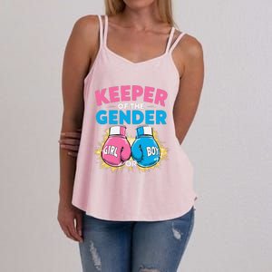 Gender Reveal Party Boxing Gloves Keeper Of Gender Women's Strappy Tank