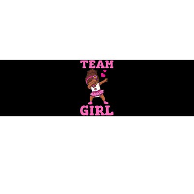 Gender Reveal Party Team Girl Bumper Sticker