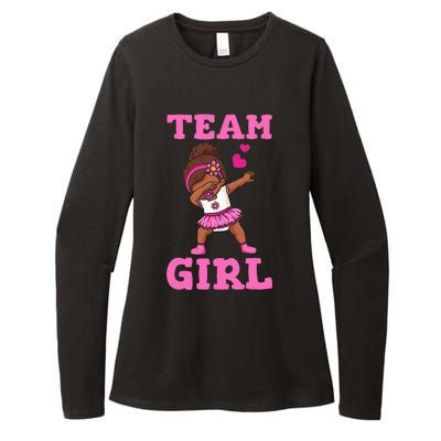 Gender Reveal Party Team Girl Womens CVC Long Sleeve Shirt