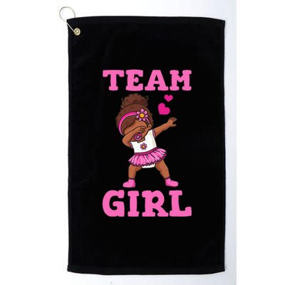 Gender Reveal Party Team Girl Platinum Collection Golf Towel