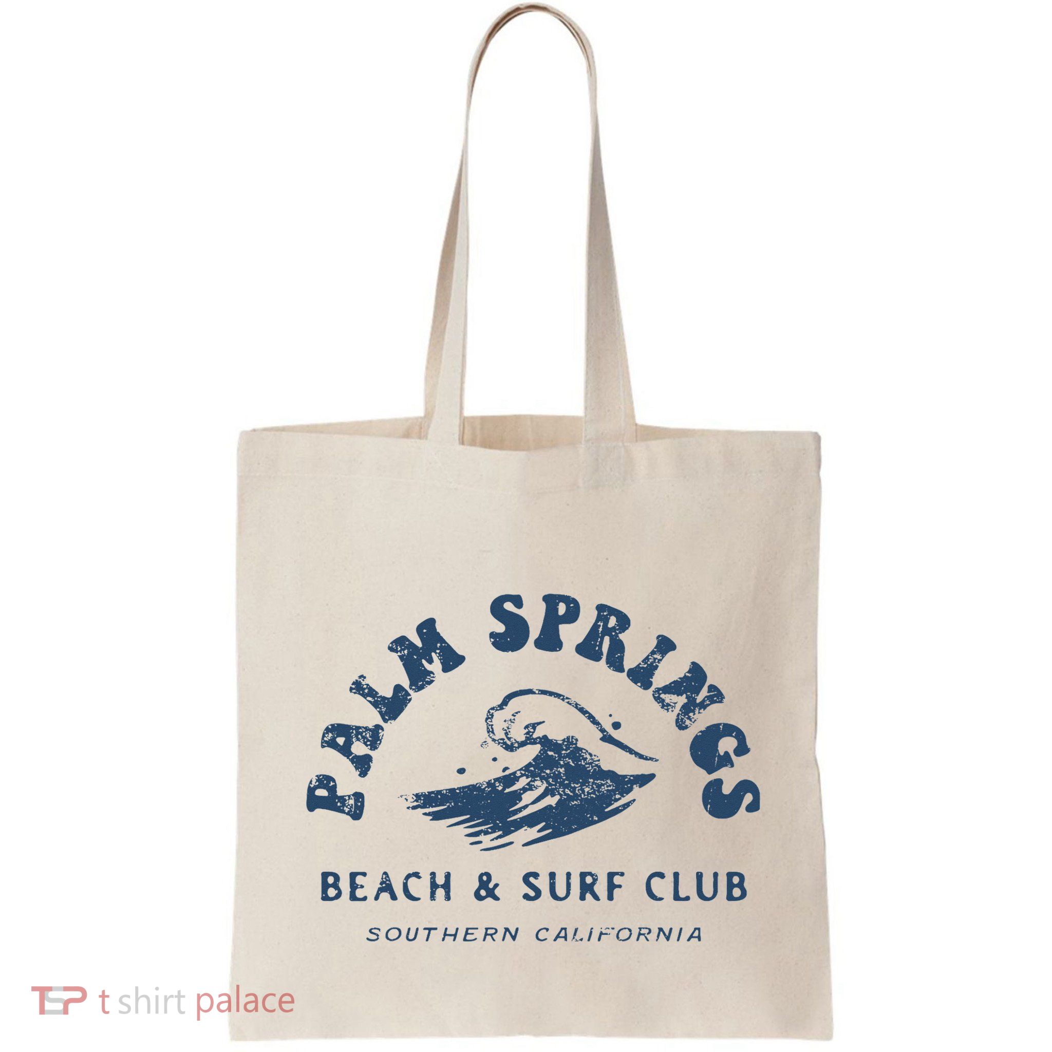 Groovy Retro Palm Springs Beach Surf Club Summer Bag