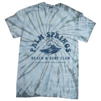 Groovy Retro Palm Springs Beach Surf Club Summer Tie-Dye T-Shirt