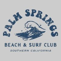 Groovy Retro Palm Springs Beach Surf Club Summer Tie-Dye T-Shirt