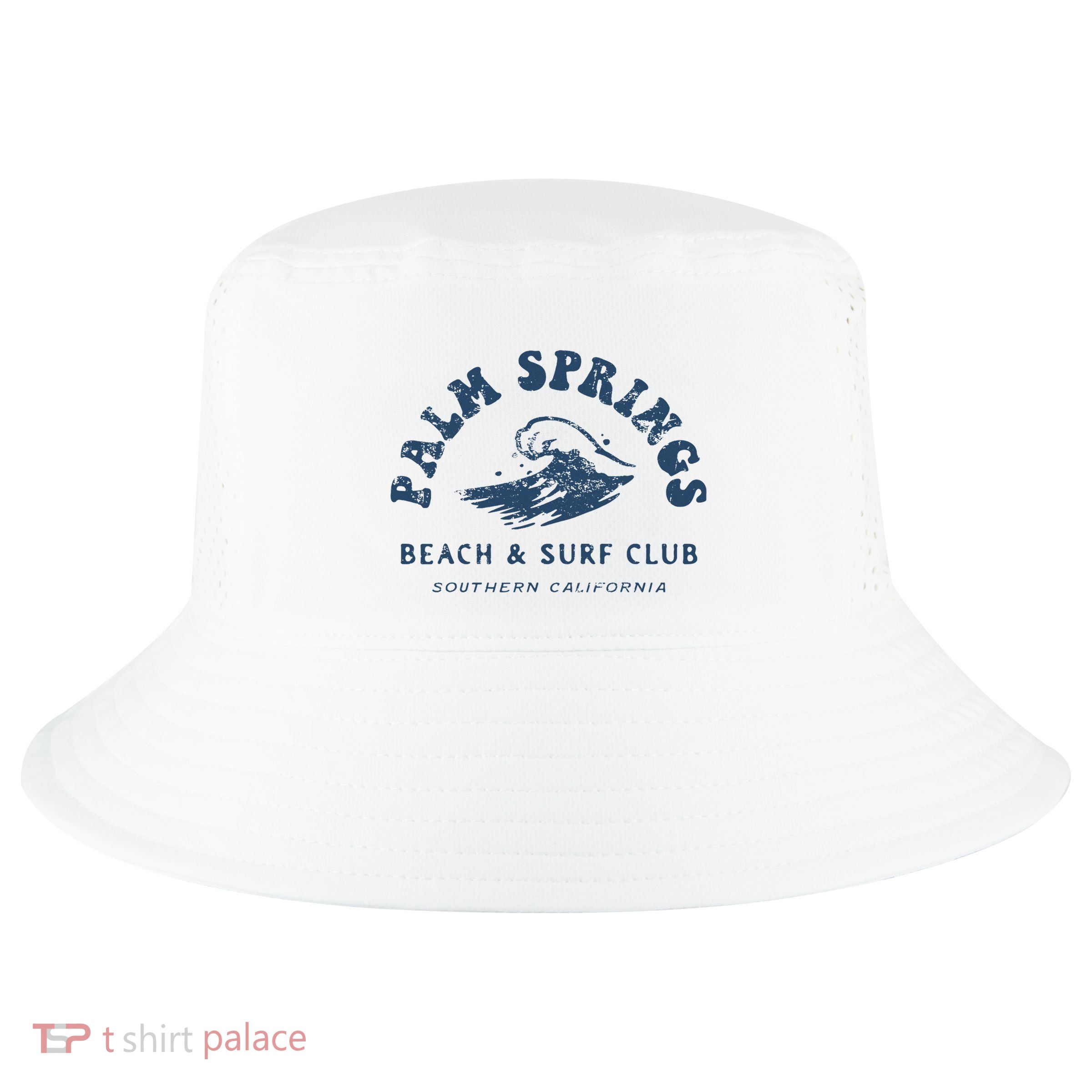 Groovy Retro Palm Springs Beach Surf Club Summer Cool Comfort Performance Bucket Hat