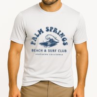 Groovy Retro Palm Springs Beach Surf Club Summer Cooling Performance Crew T-Shirt