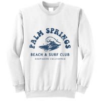 Groovy Retro Palm Springs Beach Surf Club Summer Sweatshirt