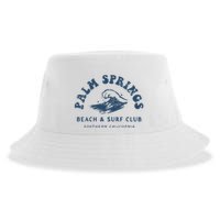 Groovy Retro Palm Springs Beach Surf Club Summer Sustainable Bucket Hat