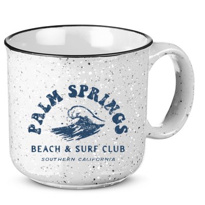 Groovy Retro Palm Springs Beach Surf Club Summer 15oz Campfire Ceramic Mug