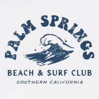 Groovy Retro Palm Springs Beach Surf Club Summer Mesh Reversible Basketball Jersey Tank