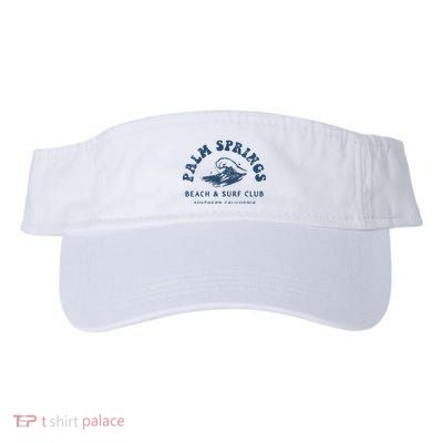 Groovy Retro Palm Springs Beach Surf Club Summer Visor