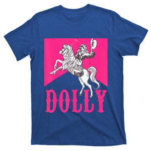 Girl Retro Personalized Dolly Cowgirl First Name T-Shirt