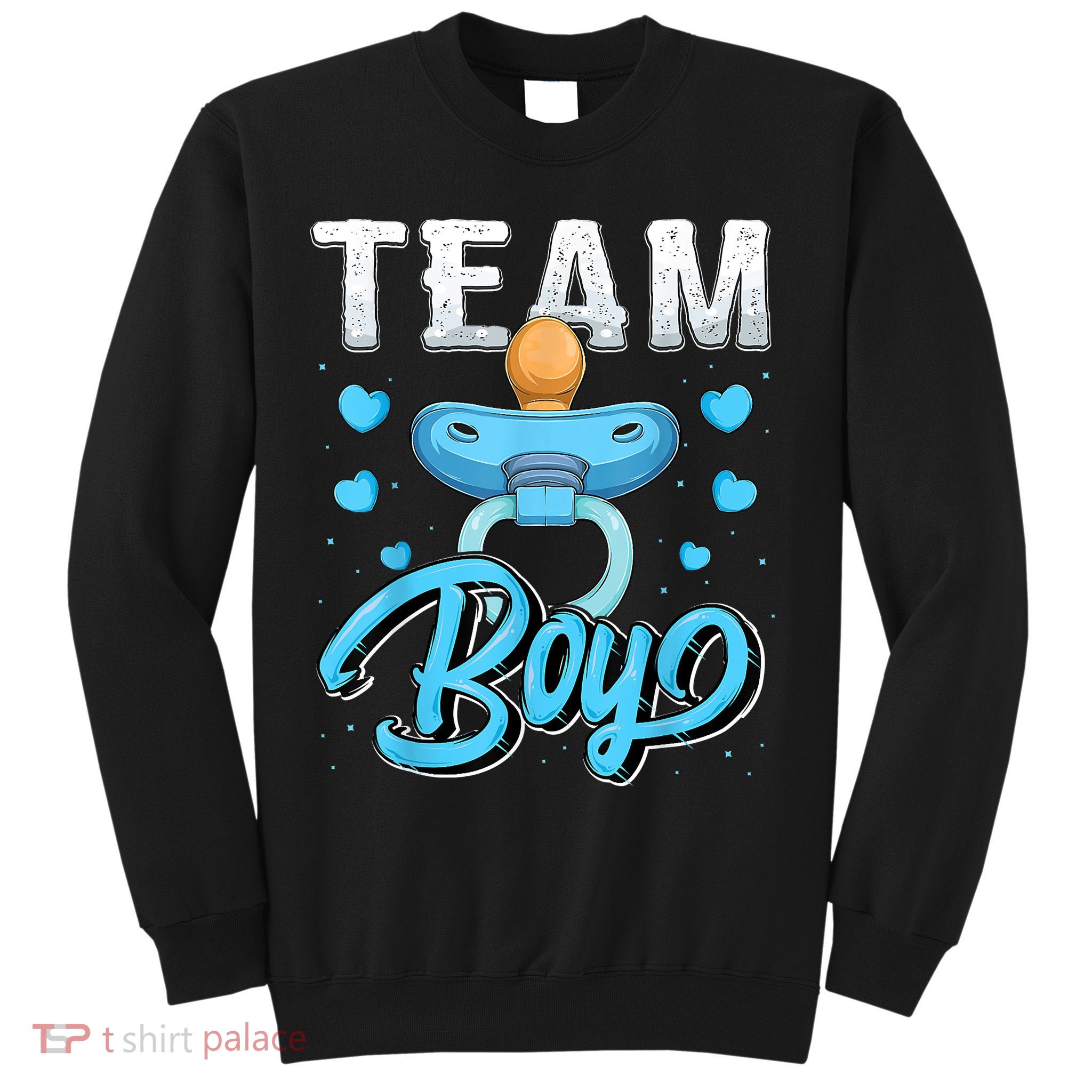 Gender Reveal Party Team Boy Baby Shower Matching Family Set Sweatshirt