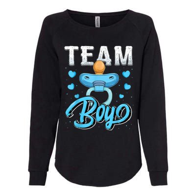 Gender Reveal Party Team Boy Baby Shower Matching Family Set Womens California Wash Sweatshirt