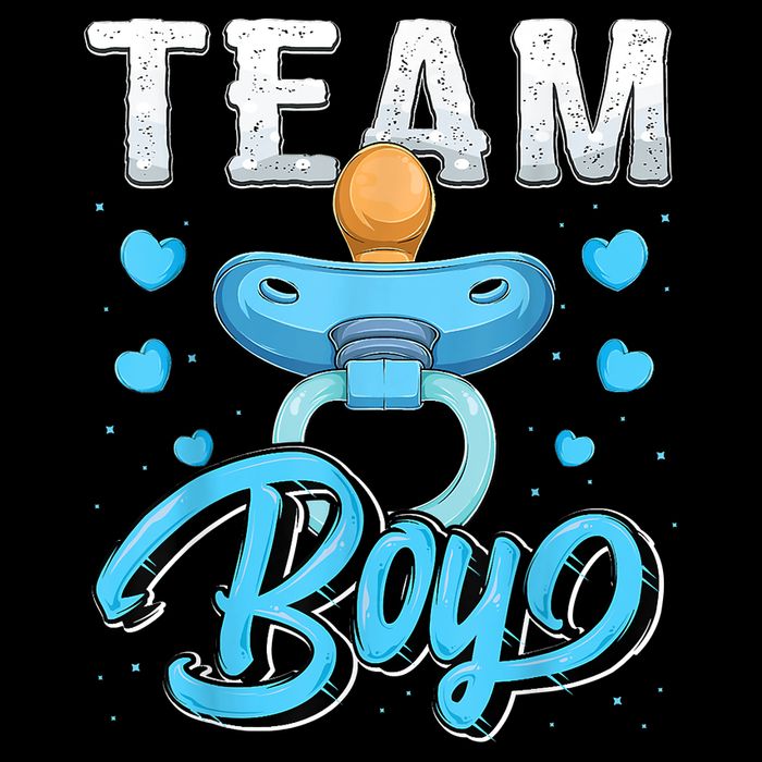 Gender Reveal Party Team Boy Baby Shower Matching Family Set Womens Tank Top