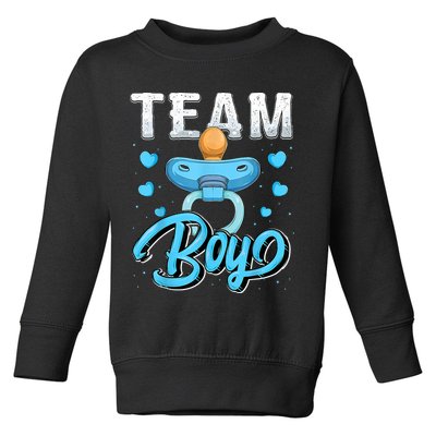 Gender Reveal Party Team Boy Baby Shower Matching Family Set Toddler Sweatshirt