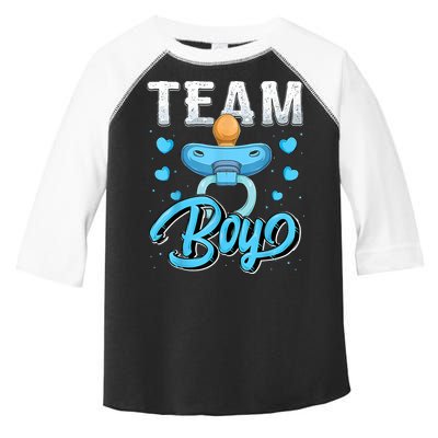 Gender Reveal Party Team Boy Baby Shower Matching Family Set Toddler Fine Jersey T-Shirt