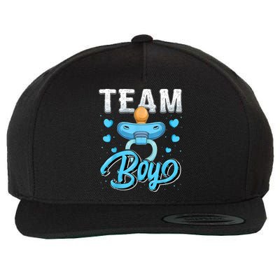 Gender Reveal Party Team Boy Baby Shower Matching Family Set Wool Snapback Cap