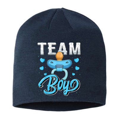 Gender Reveal Party Team Boy Baby Shower Matching Family Set Sustainable Beanie