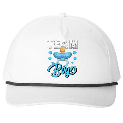 Gender Reveal Party Team Boy Baby Shower Matching Family Set Snapback Five-Panel Rope Hat