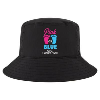 Gender Reveal Pink Or Blue Gigi Loves You Gift Cool Comfort Performance Bucket Hat