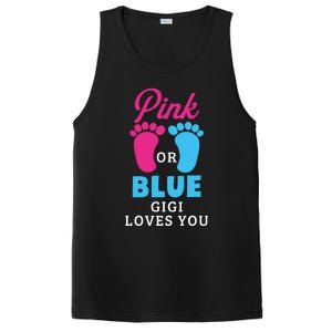 Gender Reveal Pink Or Blue Gigi Loves You Gift PosiCharge Competitor Tank