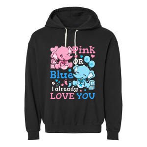 Gender Reveal Pink Or Blue Garment-Dyed Fleece Hoodie