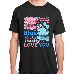 Gender Reveal Pink Or Blue Adult ChromaSoft Performance T-Shirt