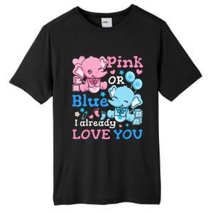 Gender Reveal Pink Or Blue Tall Fusion ChromaSoft Performance T-Shirt