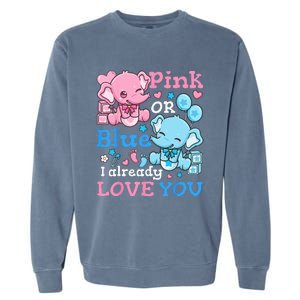 Gender Reveal Pink Or Blue Garment-Dyed Sweatshirt