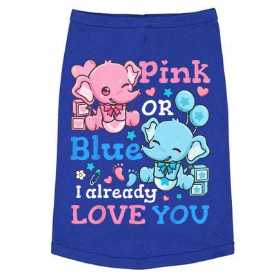 Gender Reveal Pink Or Blue Doggie Tank