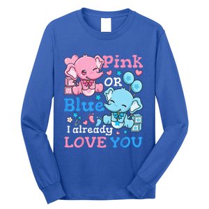 Gender Reveal Pink Or Blue Long Sleeve Shirt