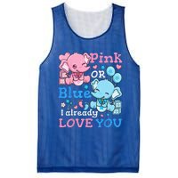 Gender Reveal Pink Or Blue Mesh Reversible Basketball Jersey Tank