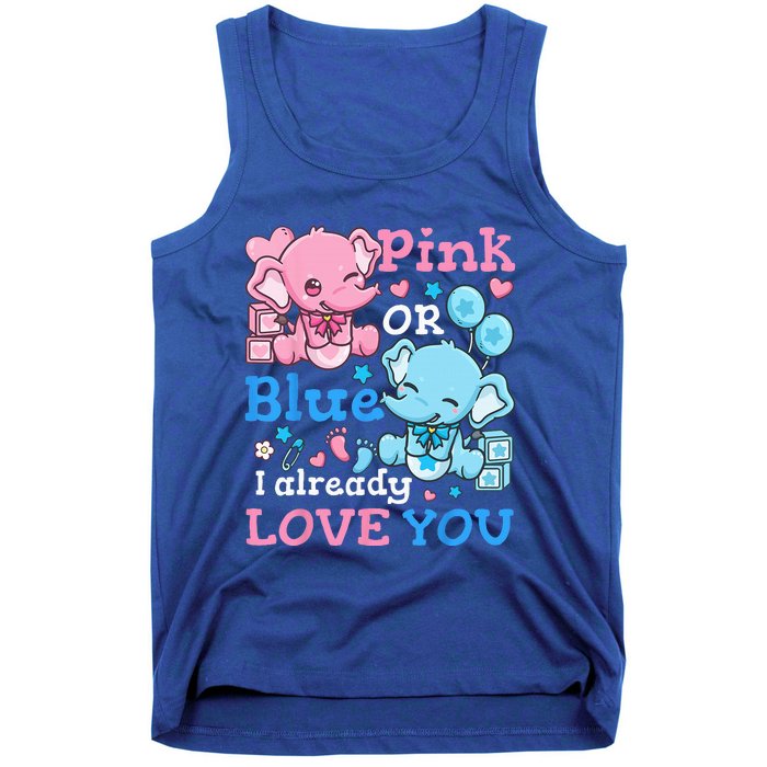 Gender Reveal Pink Or Blue Tank Top