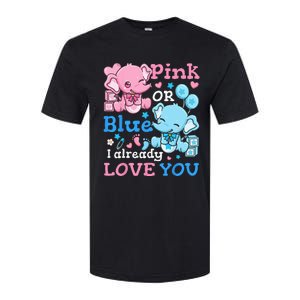 Gender Reveal Pink Or Blue Softstyle CVC T-Shirt