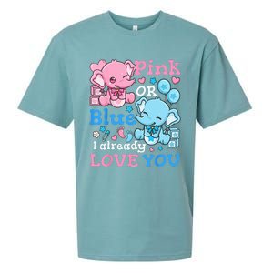 Gender Reveal Pink Or Blue Sueded Cloud Jersey T-Shirt