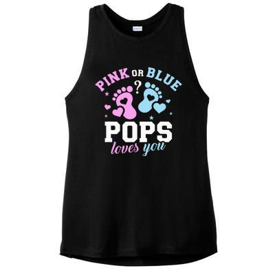 Gender reveal pops Ladies PosiCharge Tri-Blend Wicking Tank