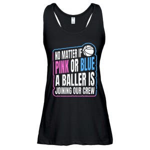 Gender Reveal Party Quote For A Basketball Player Ladies Essential Flowy Tank