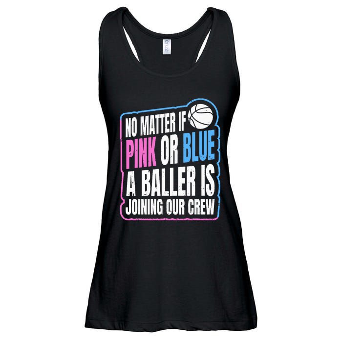 Gender Reveal Party Quote For A Basketball Player Ladies Essential Flowy Tank