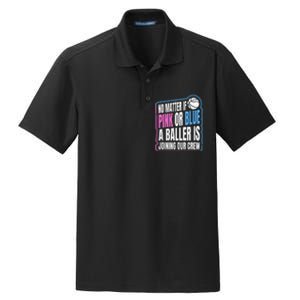 Gender Reveal Party Quote For A Basketball Player Dry Zone Grid Polo