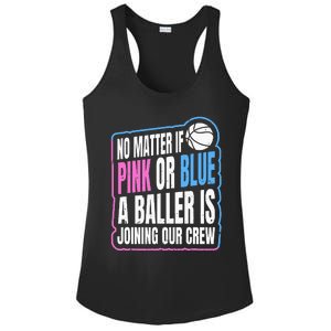 Gender Reveal Party Quote For A Basketball Player Ladies PosiCharge Competitor Racerback Tank