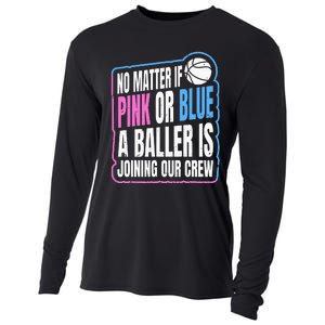 Gender Reveal Party Quote For A Basketball Player Cooling Performance Long Sleeve Crew