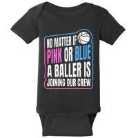 Gender Reveal Party Quote For A Basketball Player Baby Bodysuit