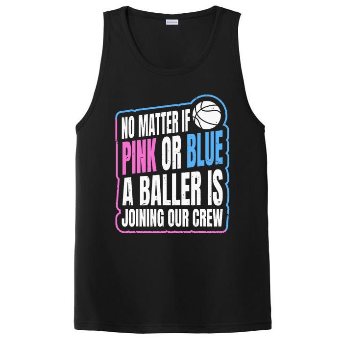 Gender Reveal Party Quote For A Basketball Player PosiCharge Competitor Tank