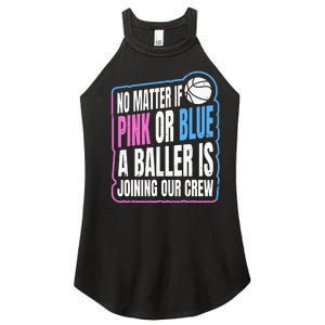 Gender Reveal Party Quote For A Basketball Player Women's Perfect Tri Rocker Tank