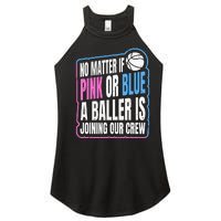 Gender Reveal Party Quote For A Basketball Player Women's Perfect Tri Rocker Tank