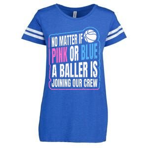 Gender Reveal Party Quote For A Basketball Player Enza Ladies Jersey Football T-Shirt