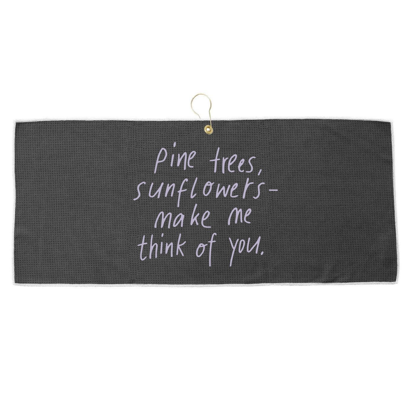 Giant Rooks Pink Skies Large Microfiber Waffle Golf Towel