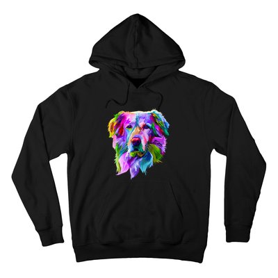 Golden Retriever Pop Art Portrait For Dog Owners Hoodie