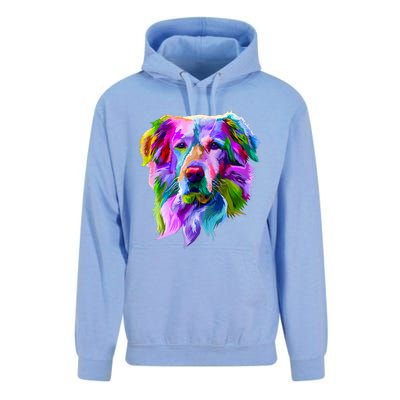 Golden Retriever Pop Art Portrait For Dog Owners Unisex Surf Hoodie